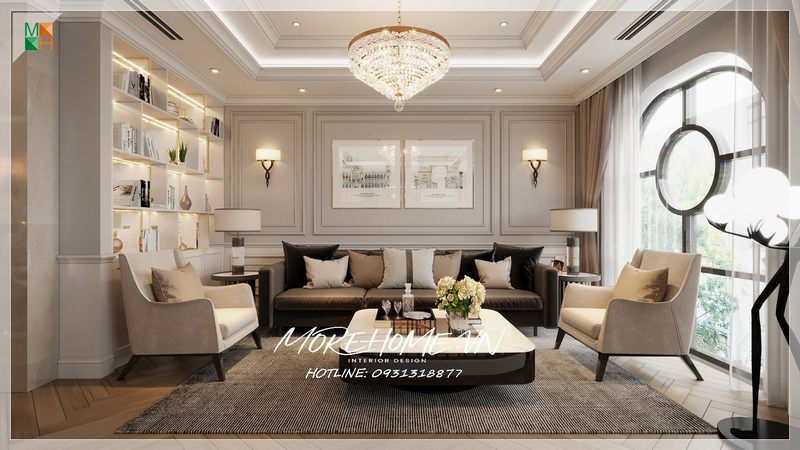 13 Ý tưởng bàn trang trí phòng khách căn hộ chung cư đẳng cấp| MOREHOME